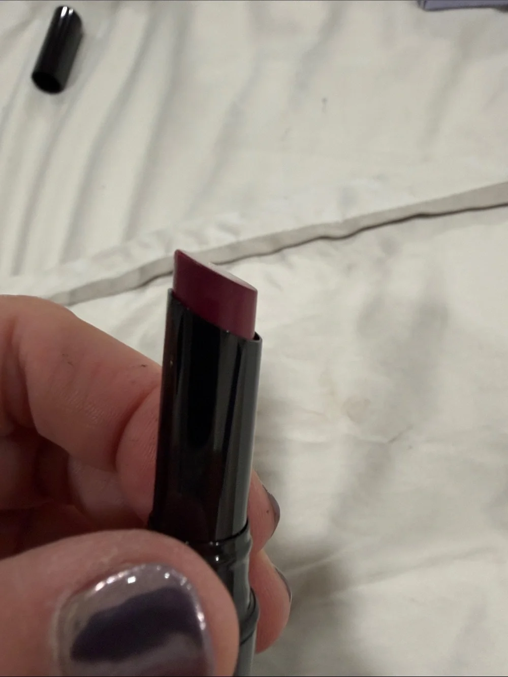 Saie Lip Blur Matte Lipstick Pop